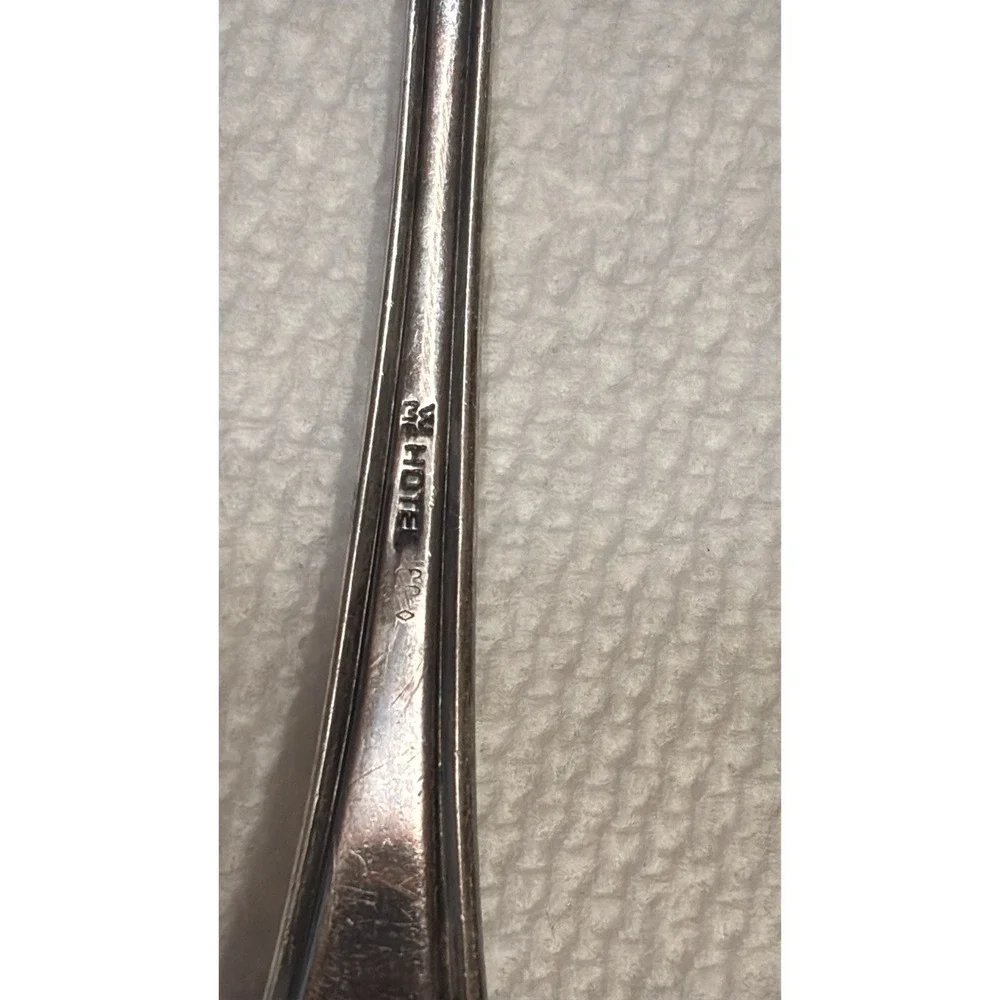 WMF Hotel Holland America Engraved Demitasse Spoon Silver Plated 4 Pc Spoon